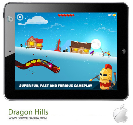 دانلود بازی اکشن تپه اژدها Dragon Hills v1.0 مخصوص آیفون ، آیپد و آیپاد